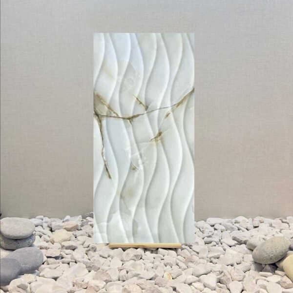Azulejo Golden Onyx Olas