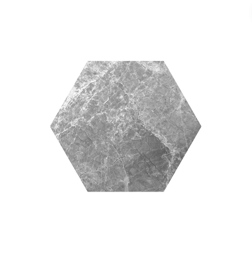 Hexágono Mármol Gris Perla