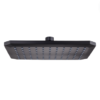 Regadera rectangular negra 7X9 36266