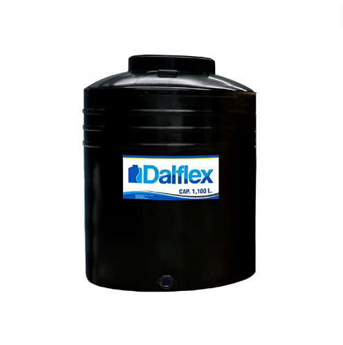 Tinaco Bicapa Negro 1100 lts