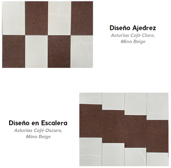 Azulejo Asturias Café Oscuro