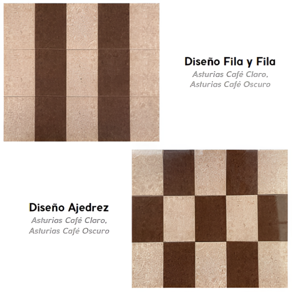 Azulejo Asturias Café Claro