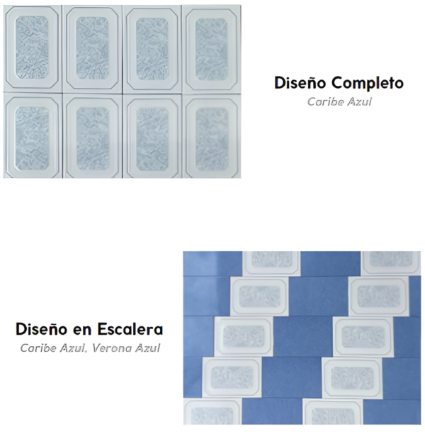 Azulejo Caribe Azul