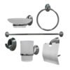 JUEGO DE ACCESORIOS CROMADO 36270