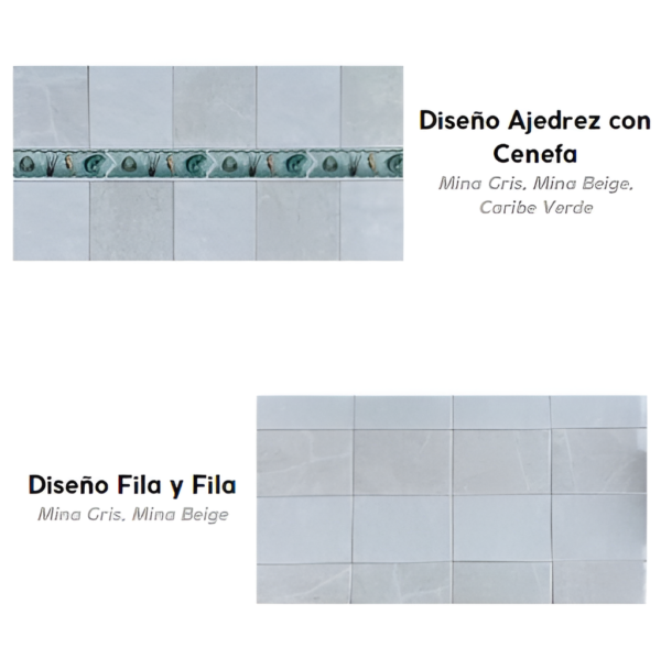 Azulejo Mina Gris