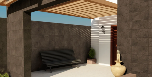 Piso y Muro Cantera Café