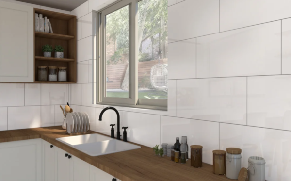 Piso y Muro Diamante Blanco